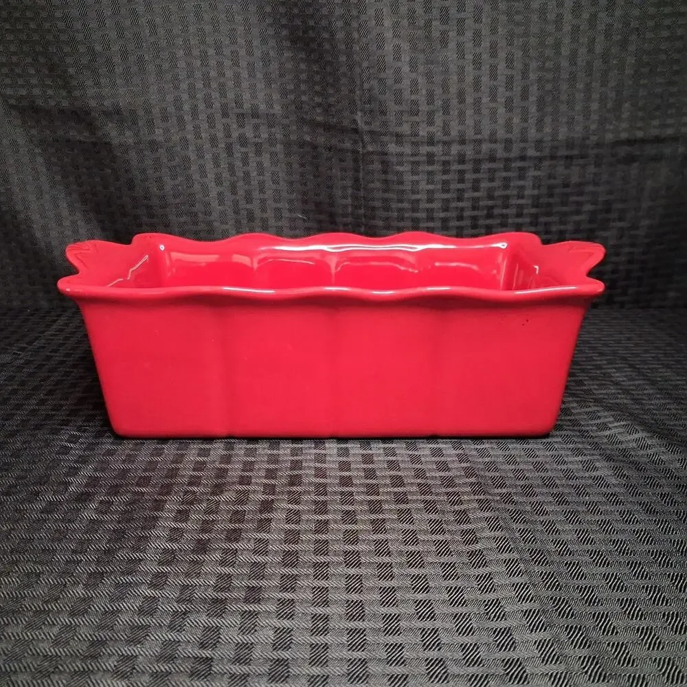 Princess House Pavillion Berry Mini Loaf Baker Rectangular